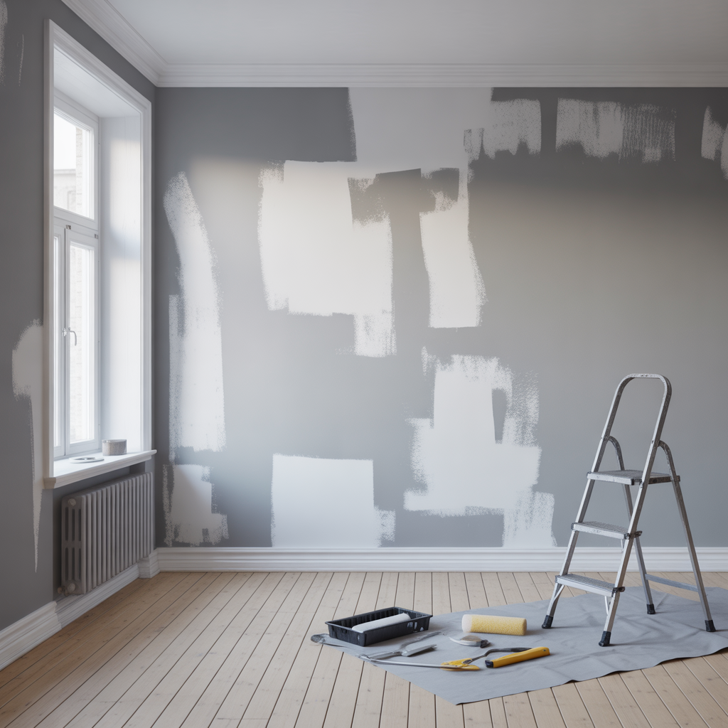 flammiga vaggar efter malning felsokning och atgarder