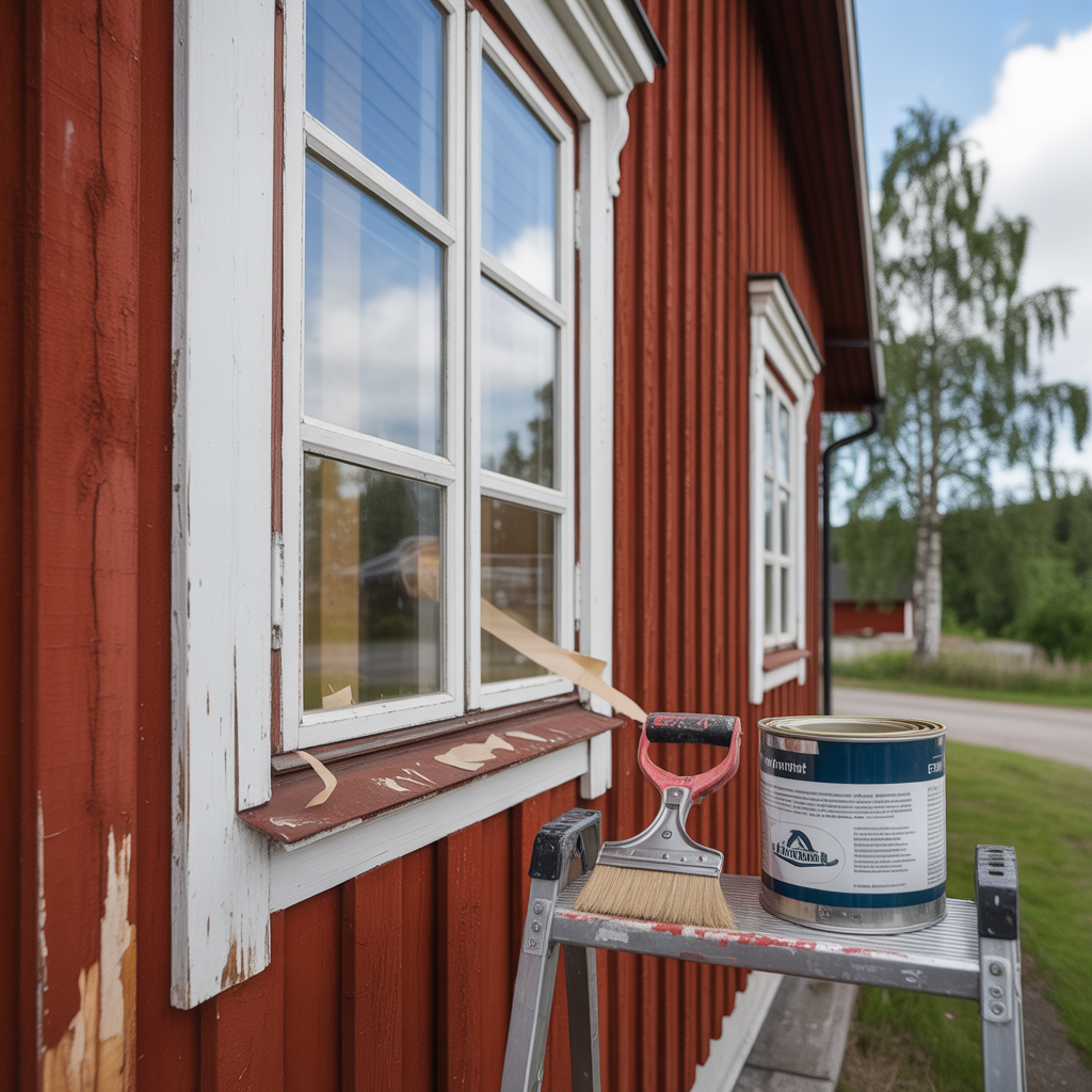 mala fonster utomhus guide till skrapning farg och vader