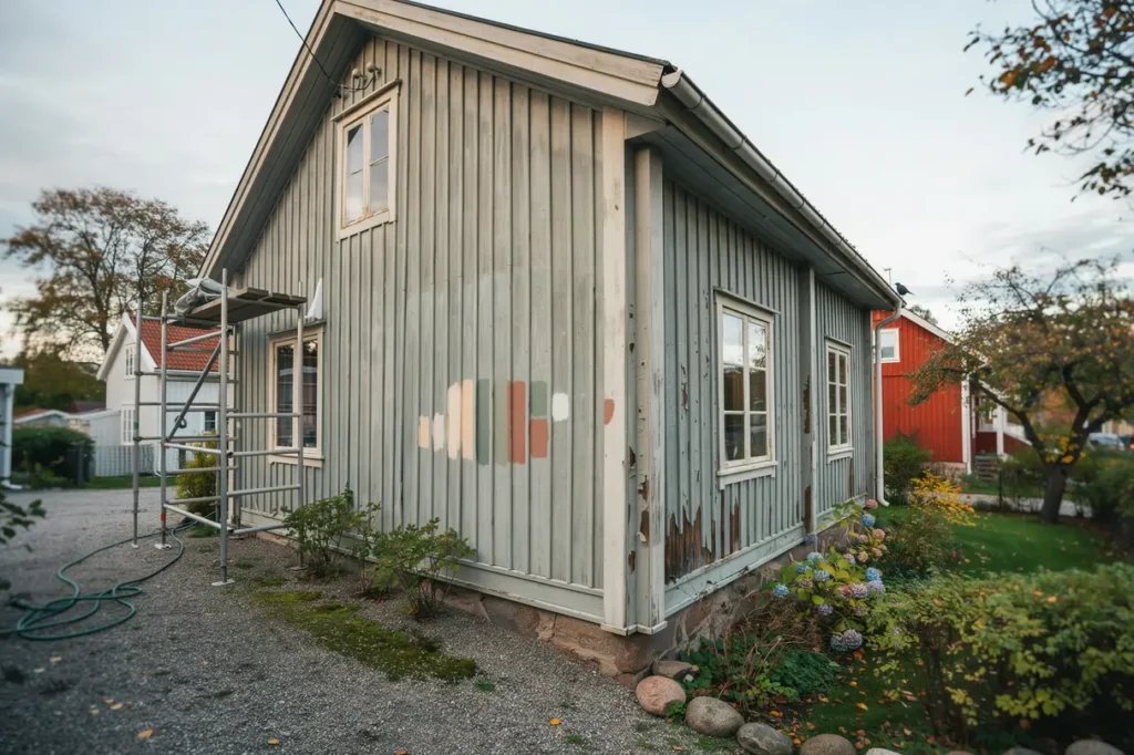 tr tt eller skadad tr panel s planerar du fasadrenovering f r ett snyggare och mer h llbart hus